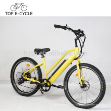 500W 8Fun Bafang Heckmotor E-Bike 7-Gang-Elektro-Strand-Cruiser-Fahrrad 26-Zoll-Dame E-Bike